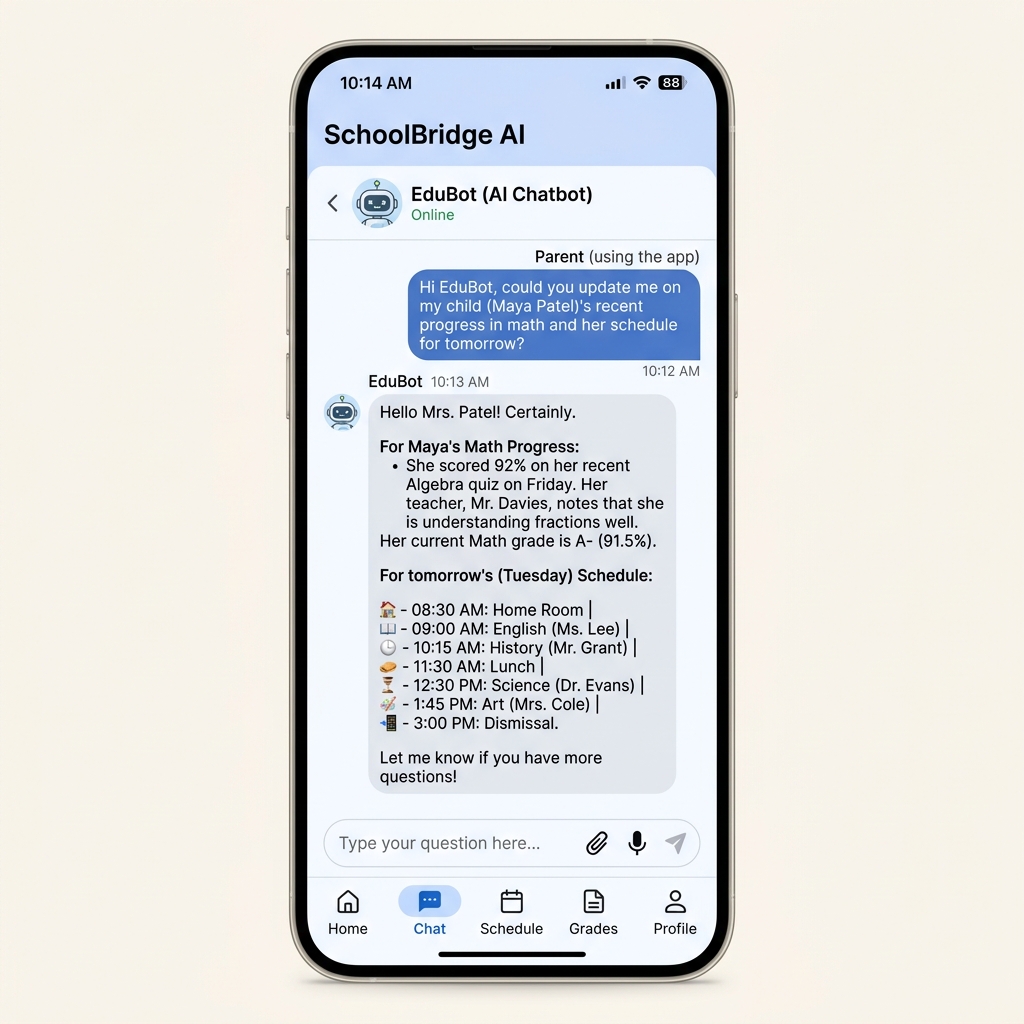 School Parent Bot AI